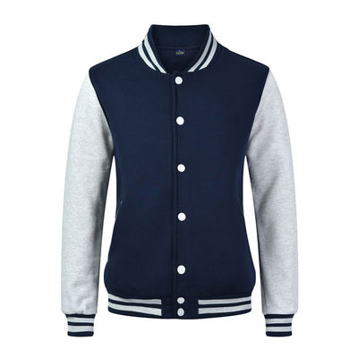 Type de traitement revêtu Pull-over uniforme de baseball pour vêtements de travail pour hommes Logo personnalisé
