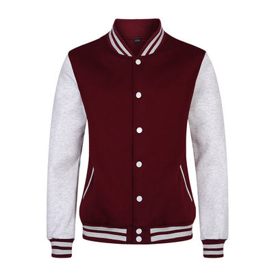 Type de traitement revêtu Pull-over uniforme de baseball pour vêtements de travail pour hommes Logo personnalisé