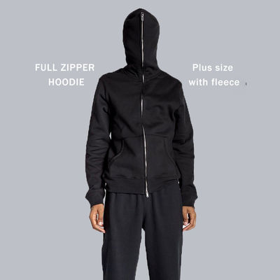 Tissu tricoté type fermeture à glissière complète Costume de sport pour hommes XMAMLON Jackets personnalisés Sweatshirts