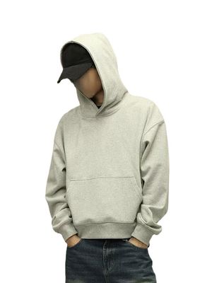 Vêtements en capuchon en laine pour hommes coton poids lourd épaule coupée boîtes de sport maillots de bain pour hommes