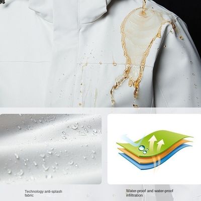 Vêtement pour homme de pluie de printemps Méthode de tissage tissée Protection UV Étanche à l'eau
