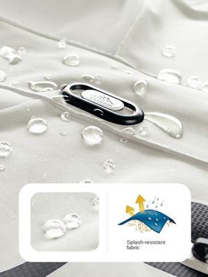 Vêtements de course de vélo d'hiver en plein air Jackets pour hommes Longueur régulière Hoodies amovibles étanches