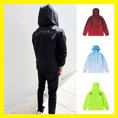 Saison d'automne XMAMLON Logo brodé Windbreaker Vêtements de rue Jacket pour hommes et femmes