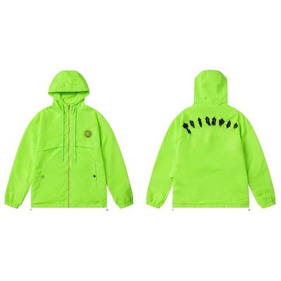 Saison d'automne XMAMLON Logo brodé Windbreaker Vêtements de rue Jacket pour hommes et femmes