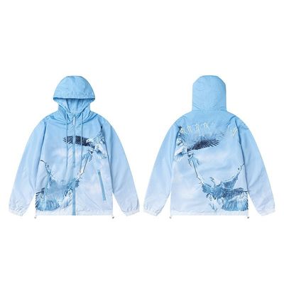 Saison d'automne XMAMLON Logo brodé Windbreaker Vêtements de rue Jacket pour hommes et femmes