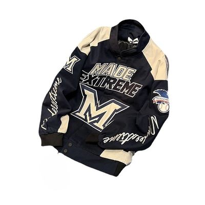 High Street Style Moto de l'hiver Baseball Jersey Université Unisexe Jacket pour hommes Pour les hommes