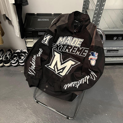 High Street Style Moto de l'hiver Baseball Jersey Université Unisexe Jacket pour hommes Pour les hommes