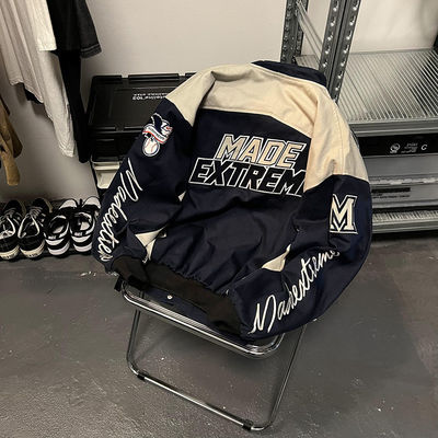 High Street Style Moto de l'hiver Baseball Jersey Université Unisexe Jacket pour hommes Pour les hommes