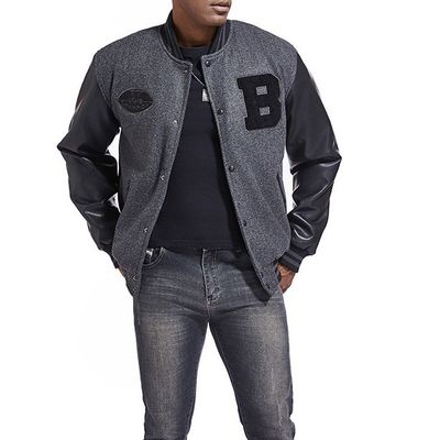 Décoration de broderie Vêtement de sport pour hommes tricoté pour la collection hiver et automne