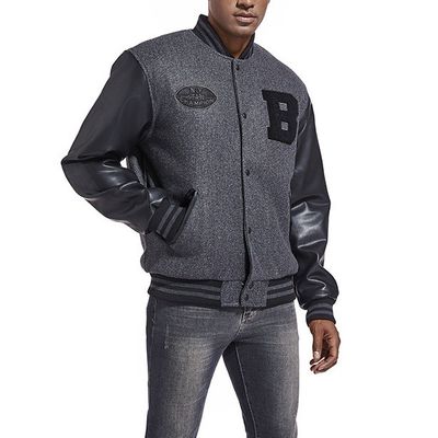 Décoration de broderie Vêtement de sport pour hommes tricoté pour la collection hiver et automne