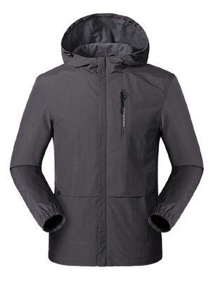Fermeture de fermeture à glissière de veste tactique réversible imperméable à l'eau pour les cyclistes et les activités de plein air