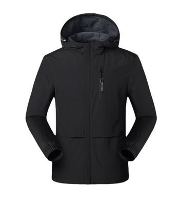 Fermeture de fermeture à glissière de veste tactique réversible imperméable à l'eau pour les cyclistes et les activités de plein air