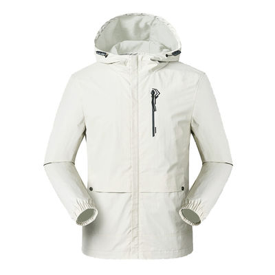 Fermeture de fermeture à glissière de veste tactique réversible imperméable à l'eau pour les cyclistes et les activités de plein air